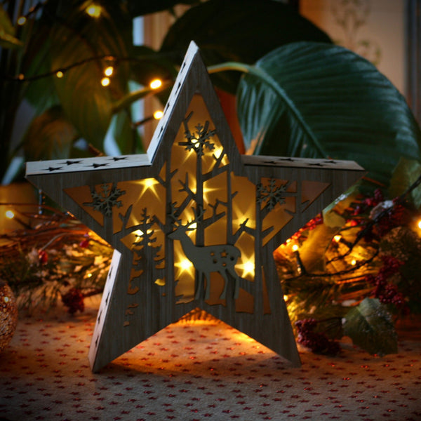 FESTIVE STAR LED LIGHTBOX