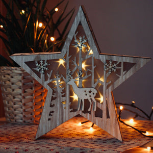 FESTIVE STAR LED LIGHTBOX