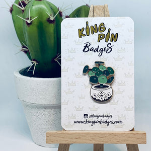 MONEY PLANT Enamel Pin Badge