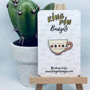 TEA CUP Enamel Pin Badge