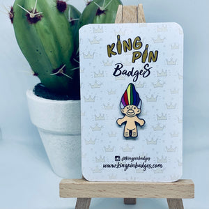TROLL DOLL Enamel Pin Badge