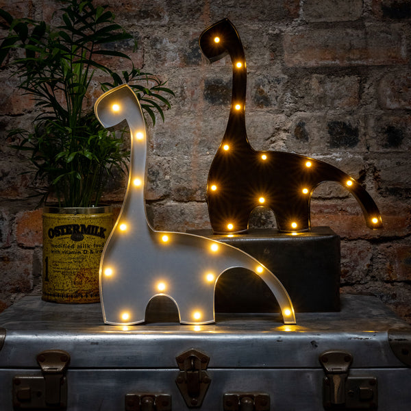 BLACK DIPLODOCUS DINOSAUR LED Light