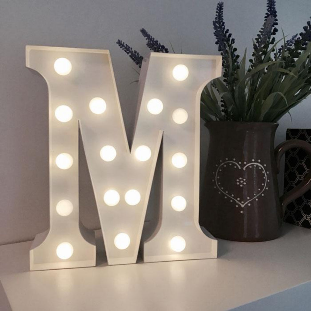 Light M Metal M LED Letter Light – Rup & Forn