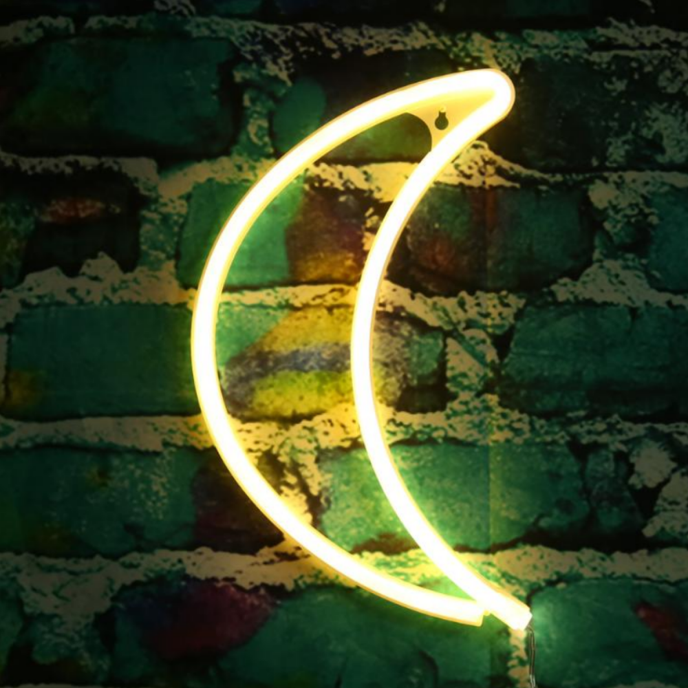 Led Neon Moon MOON Acrylic Neon LED Light – Rup & Forn