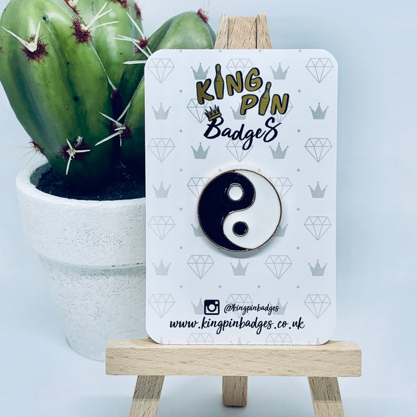 YIN & YANG Enamel Pin Badge