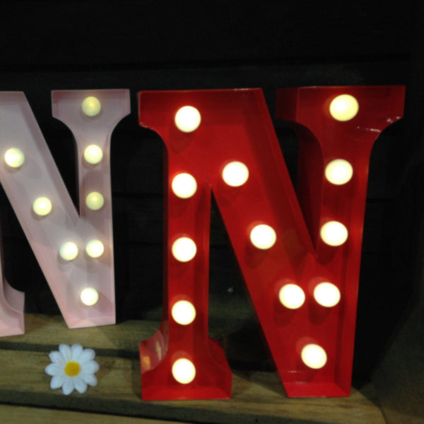 Metal N LED Letter Light