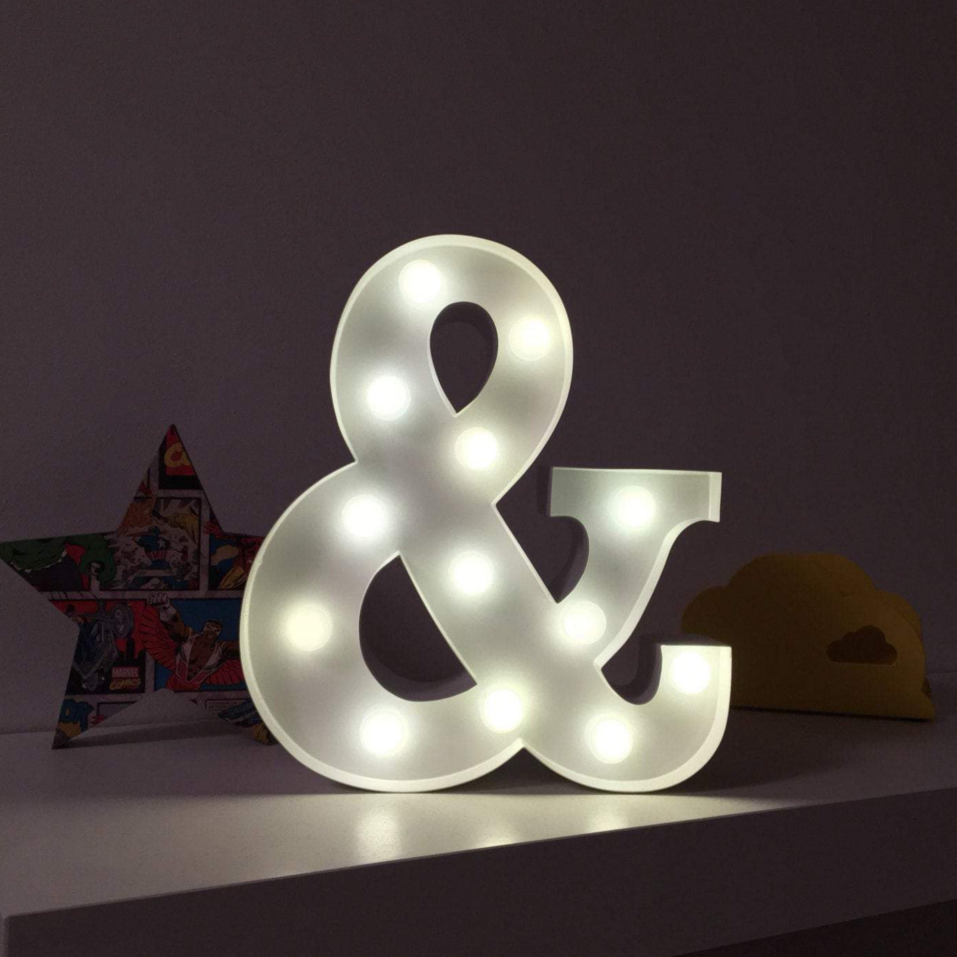 AMPERSAND & Metal LED Letter Light