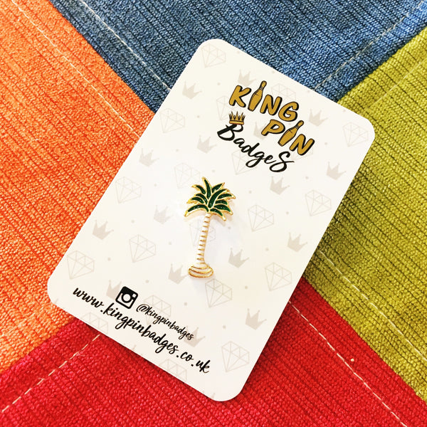 PALM TREE Enamel Pin Badge