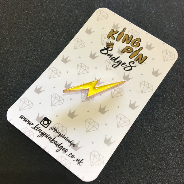 FLASH Enamel Pin Badge