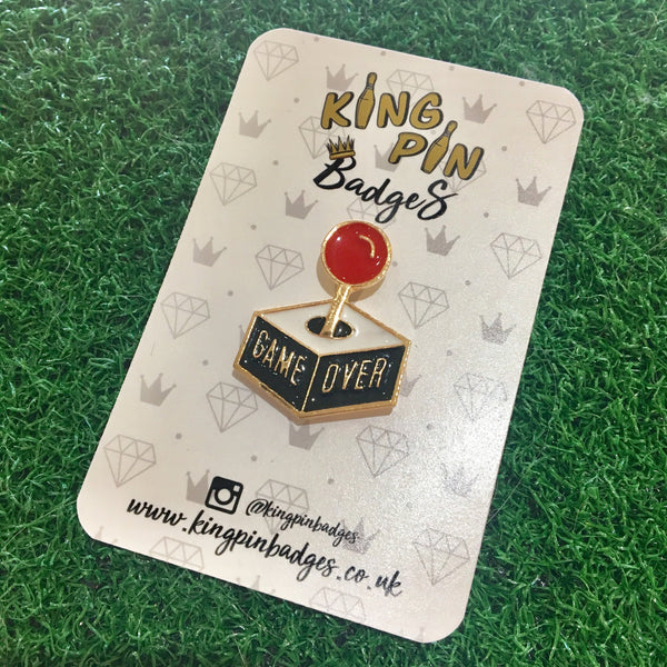 GAME OVER Enamel Pin Badge