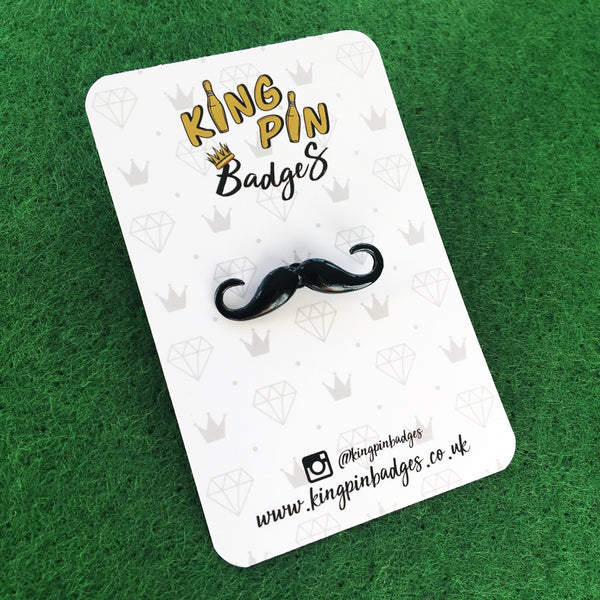 MOUSTACHE Enamel Pin Badge