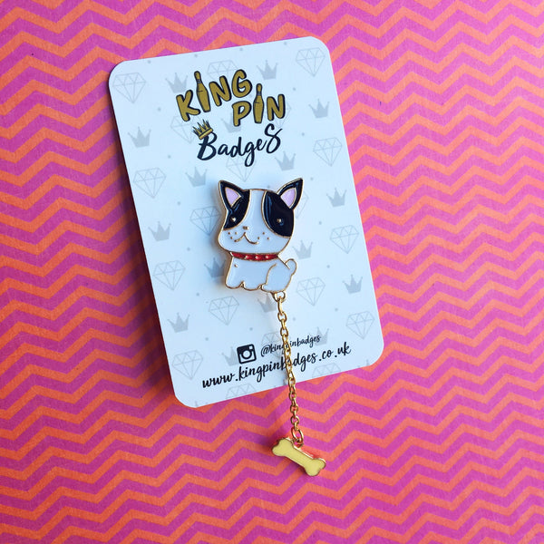 DOG & BONE Enamel Pin Badge