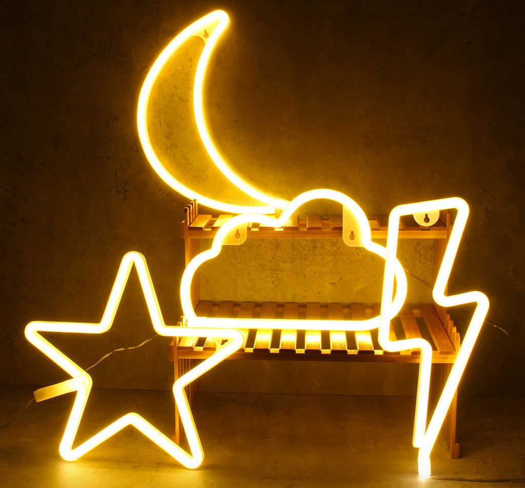 Led Neon Moon MOON Acrylic Neon LED Light – Rup & Forn