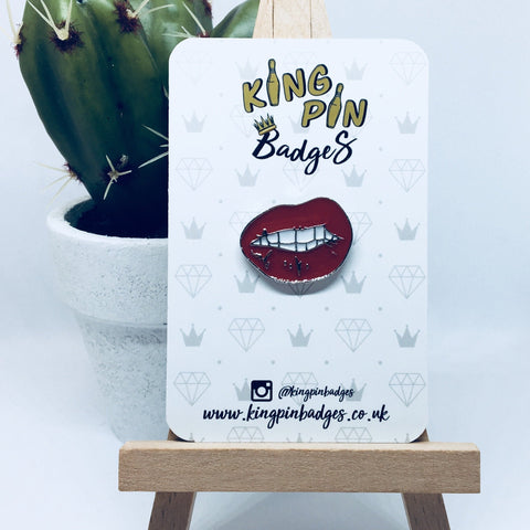 LIPS Enamel Pin Badge