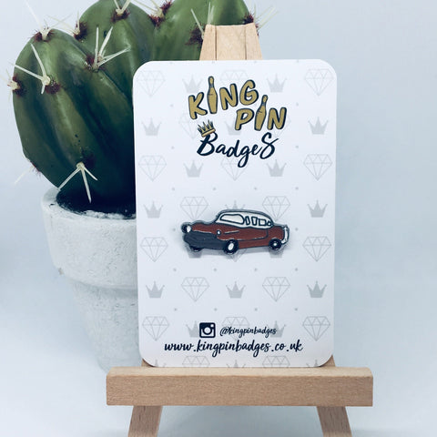 VINTAGE CAR Enamel Pin Badge