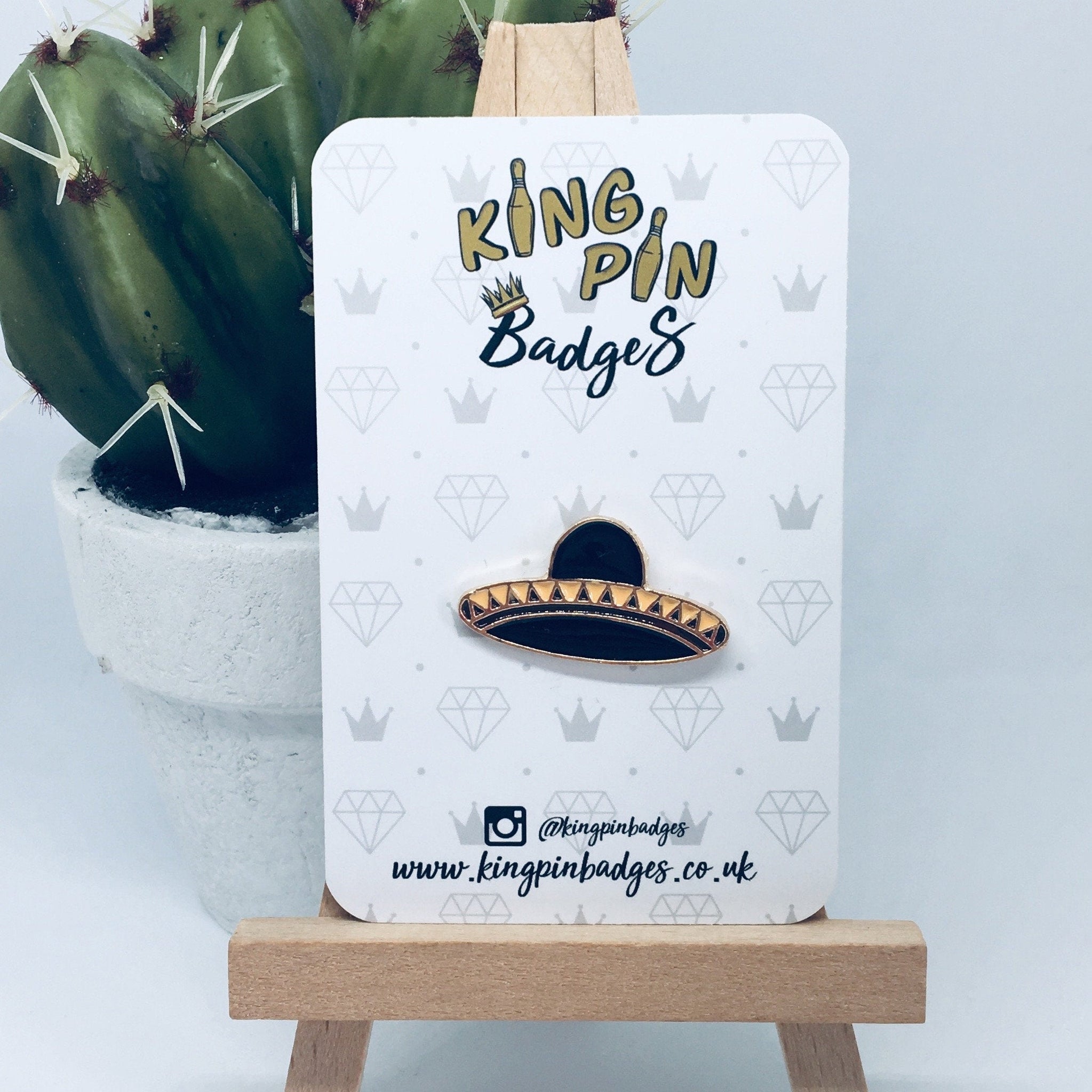 SOMBRERO Enamel Pin Badge
