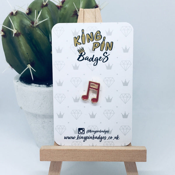 MUSIC NOTE Enamel Pin Badge