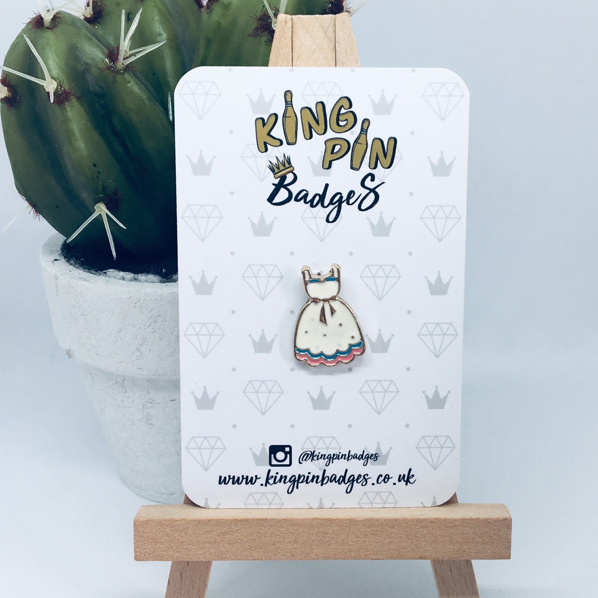 DRESS Enamel Pin Badge