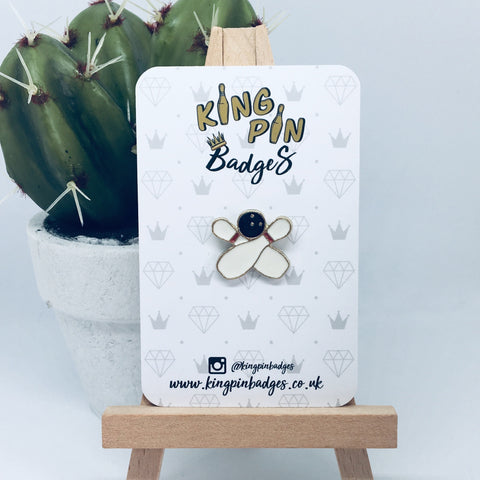BOWLING KingPin Badges Enamel Pin Badge