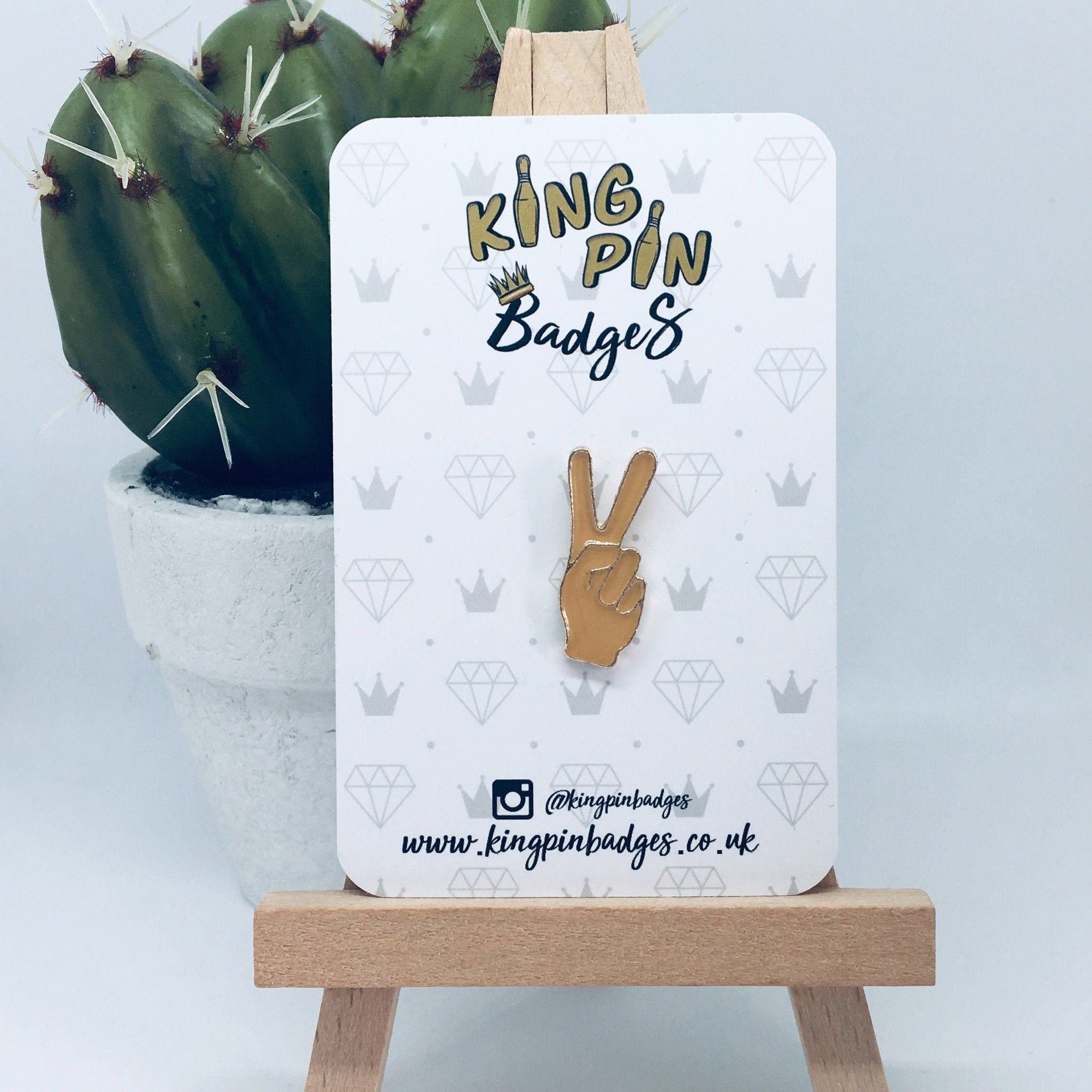 PEACE Enamel Pin Badge