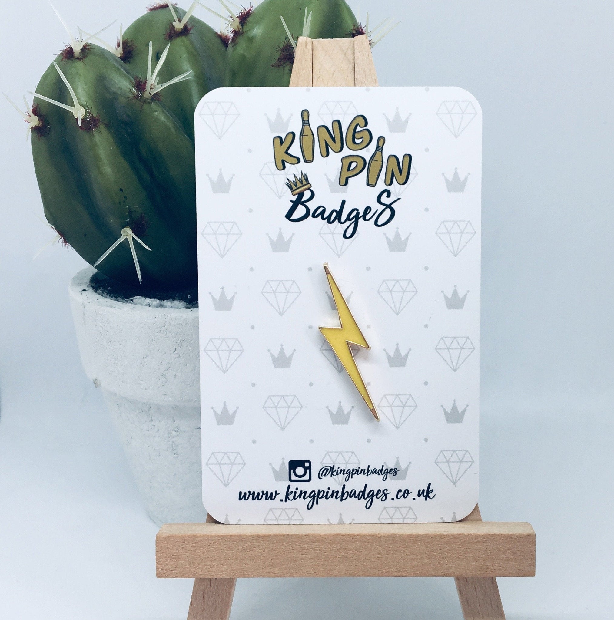 FLASH Enamel Pin Badge