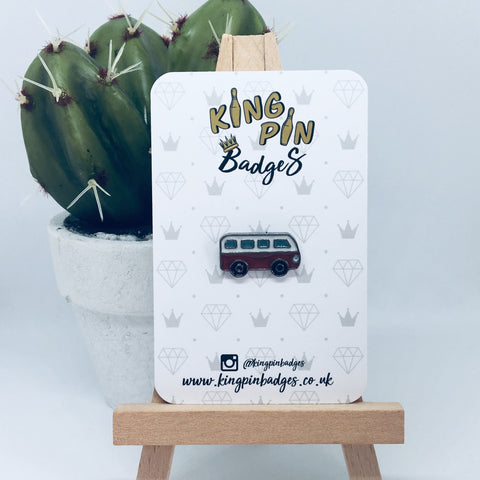 CAMPERVAN Enamel Pin Badge