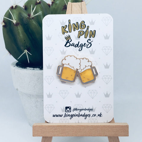 BEER Enamel Pin Badge