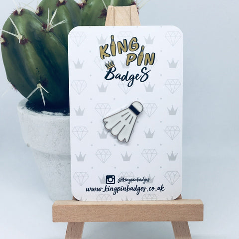 SHUTTLECOCK Enamel Pin Badge