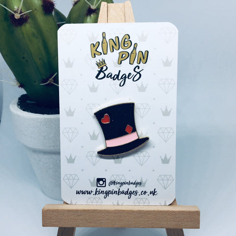 MAD HATTER Enamel Pin Badge