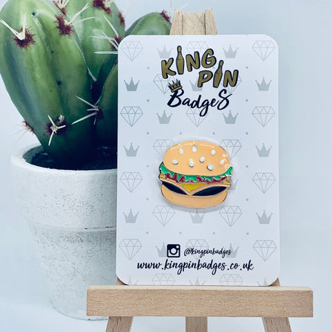 BURGER Enamel Pin Badge