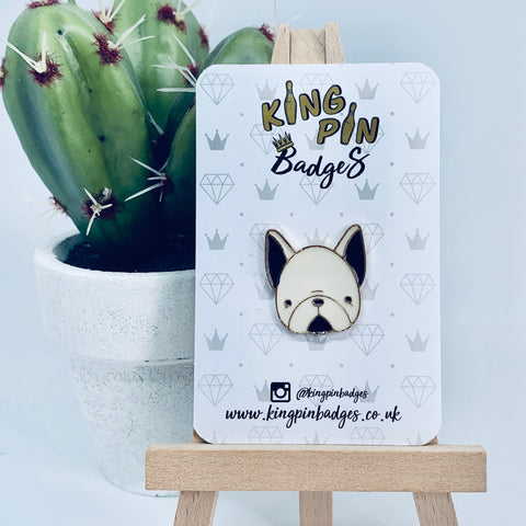 FRENCH BULLDOG Enamel Pin Badge
