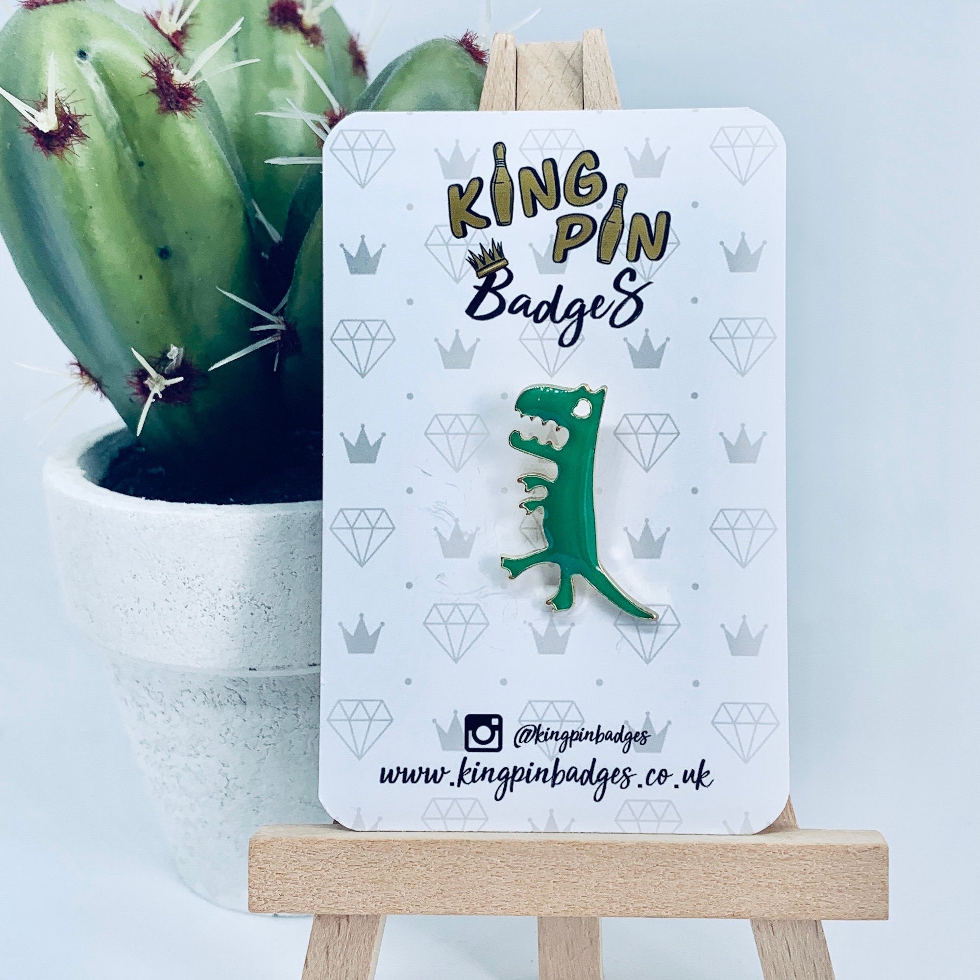 DINOSAUR Enamel Pin Badge