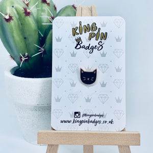 MINI CAT Enamel Pin Badge