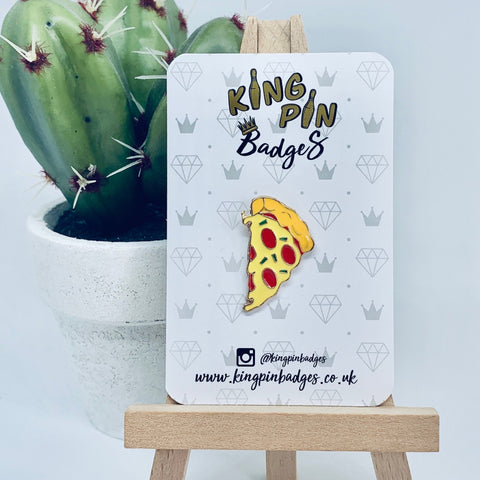 PIZZA Enamel Pin Badge