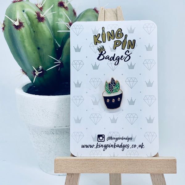 MINI SUCCULENT Enamel Pin Badge