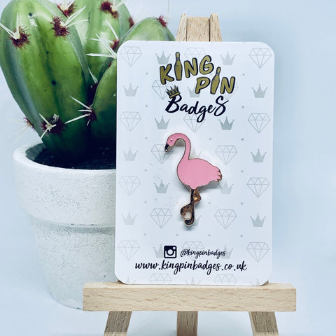 FLAMINGO Enamel Pin Badge