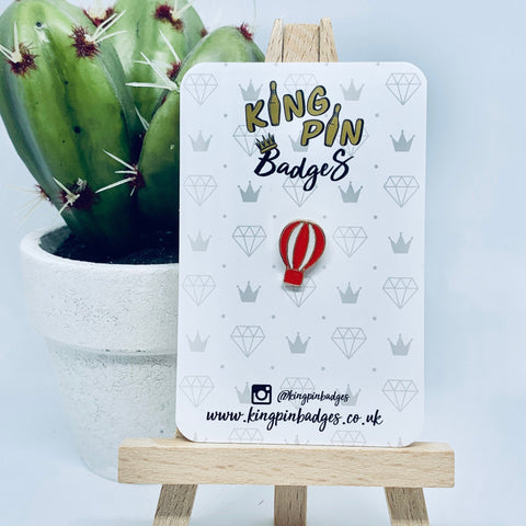 HOT AIR BALLOON Enamel Pin Badge