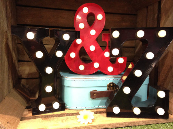 Metal Z LED Letter Light